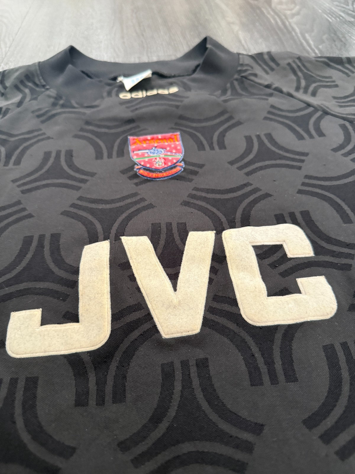 Original Adidas Arsenal 1993/1994 Goalkeeper Shirt Mens Extra Large XL3