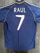 Original Authentic Adidas Real Madrid 1998/1999 Third Shirt RAUL 7 Mens Medium0