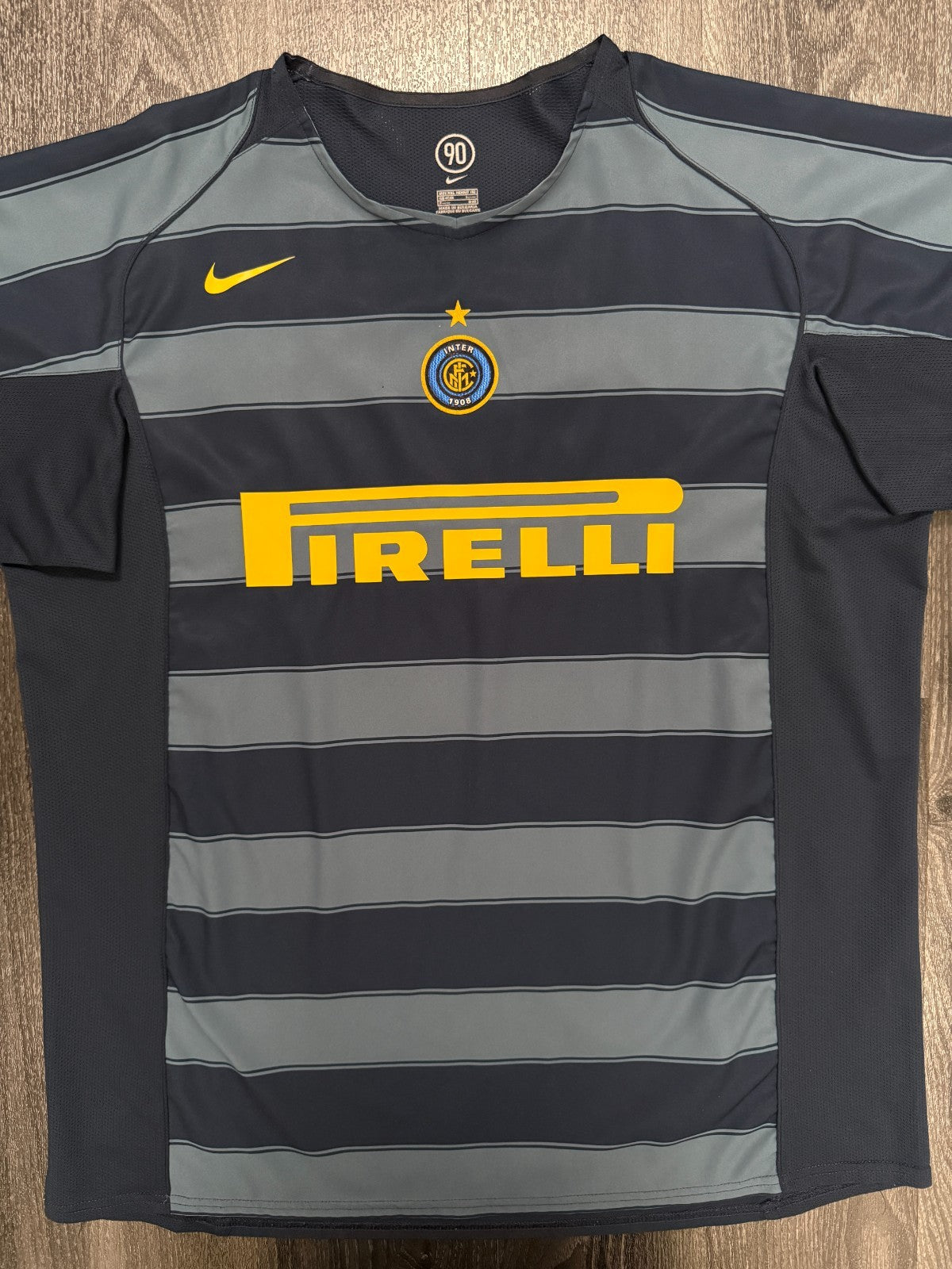 Original Nike Inter Milan 2004/2005 Third Shirt Mens XXL 2XL0