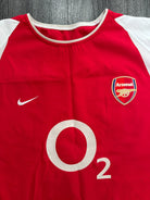 Original Authentic Nike Arsenal 2002/2003 Home Shirt Mens XXL 2XL2