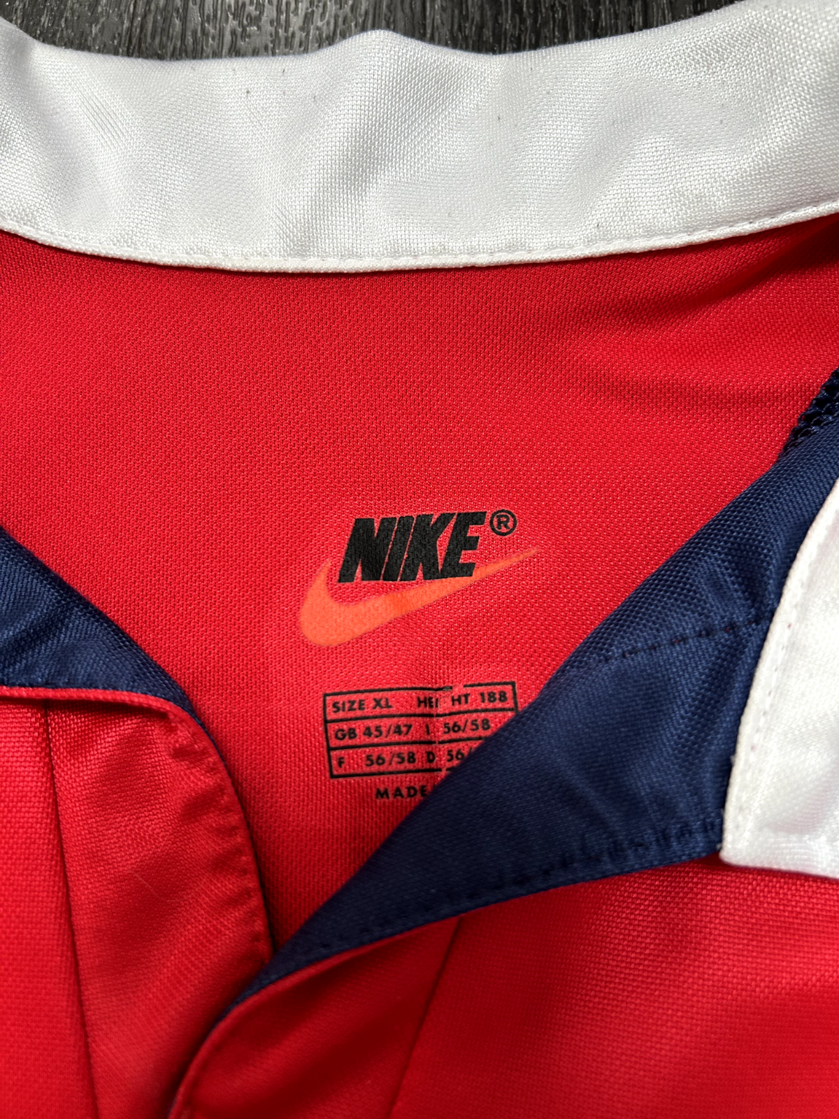 Original Authentic Nike Arsenal 1998/1999 Home Shirt Petit 17 Mens Extra Large7