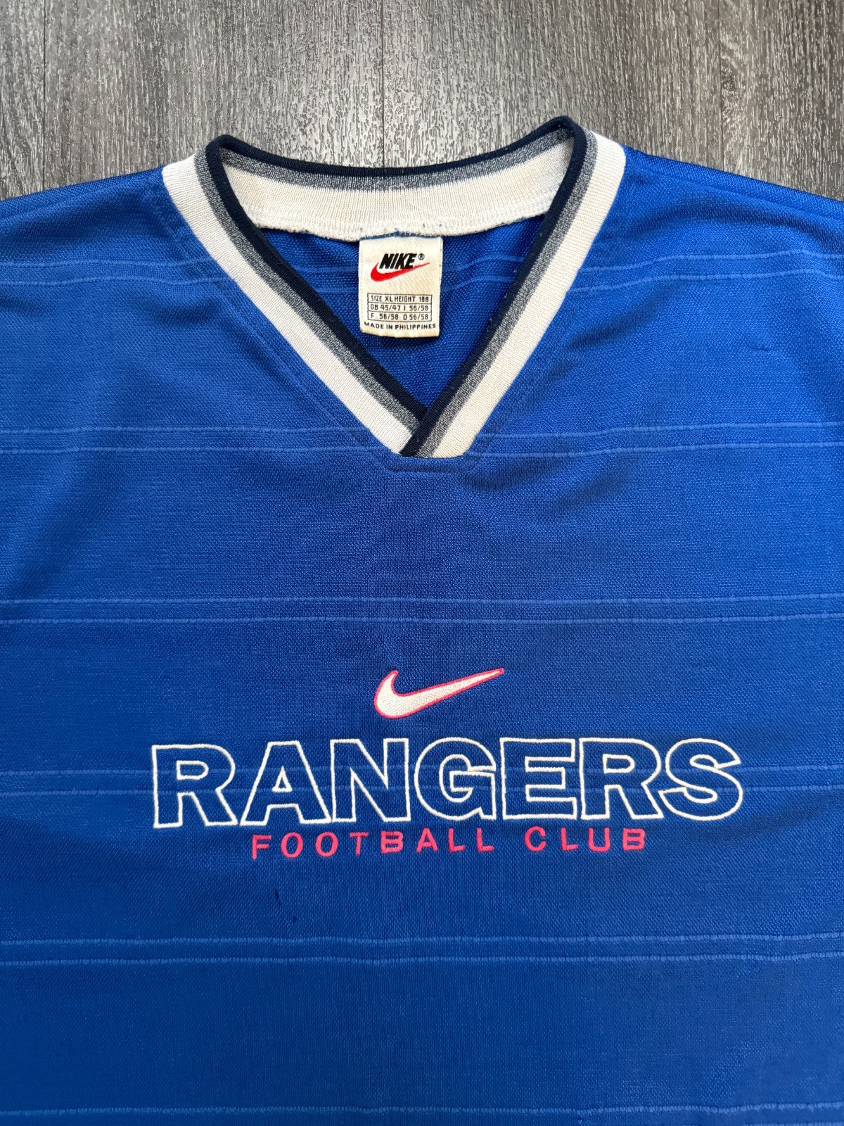 Original Nike Rangers 1997/1998 Training Shirt Mens Extra Large1