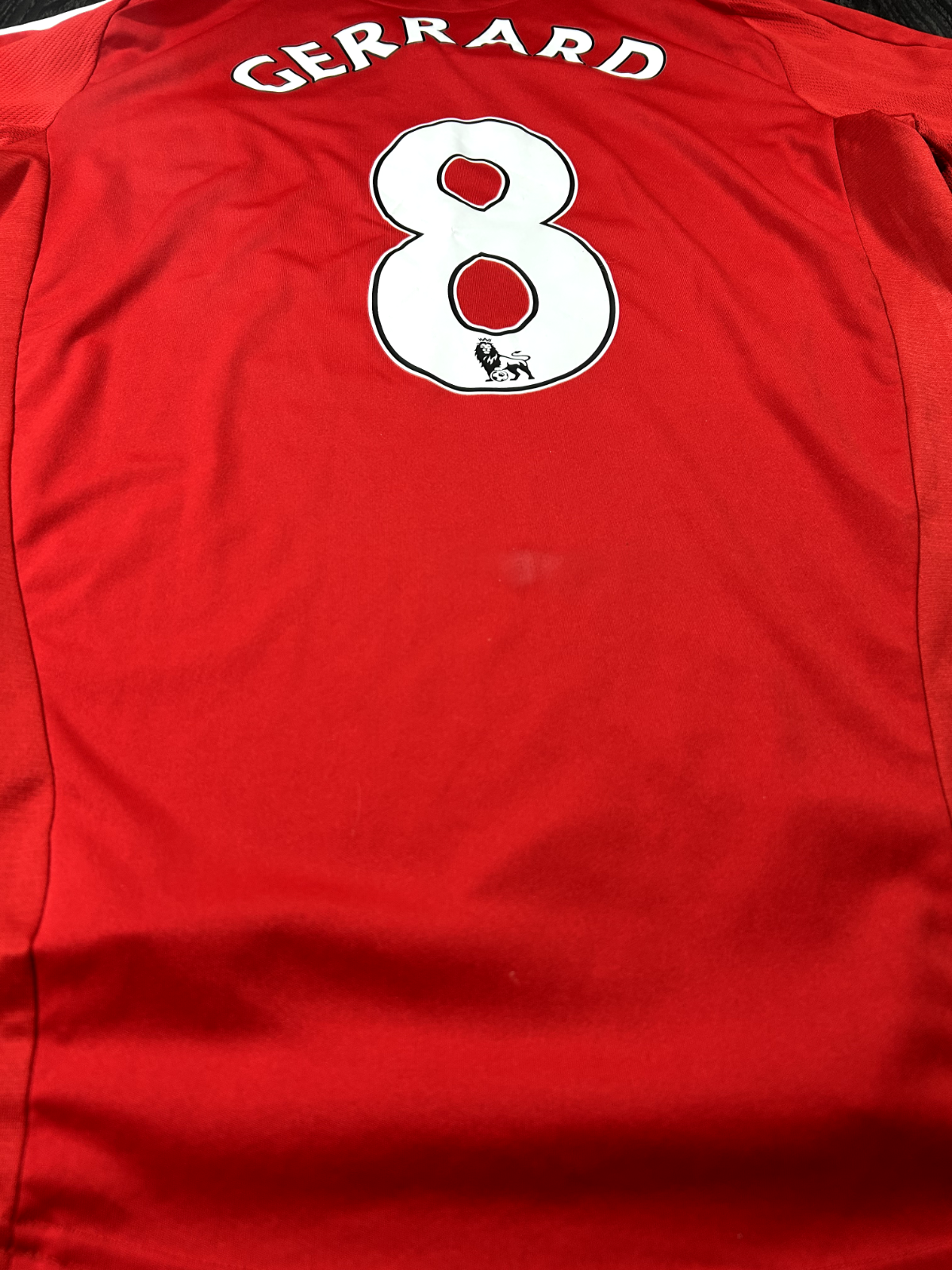 Original Authentic Adidas Liverpool 2008/2009 Home Shirt Gerrard 8 Mens Medium18