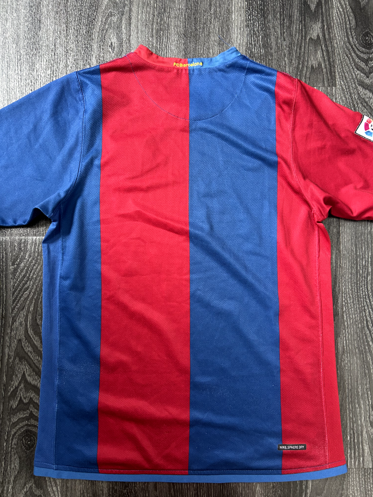 Original Authentic Nike Barcelona 2006/2007 Home Shirt Mens Medium9
