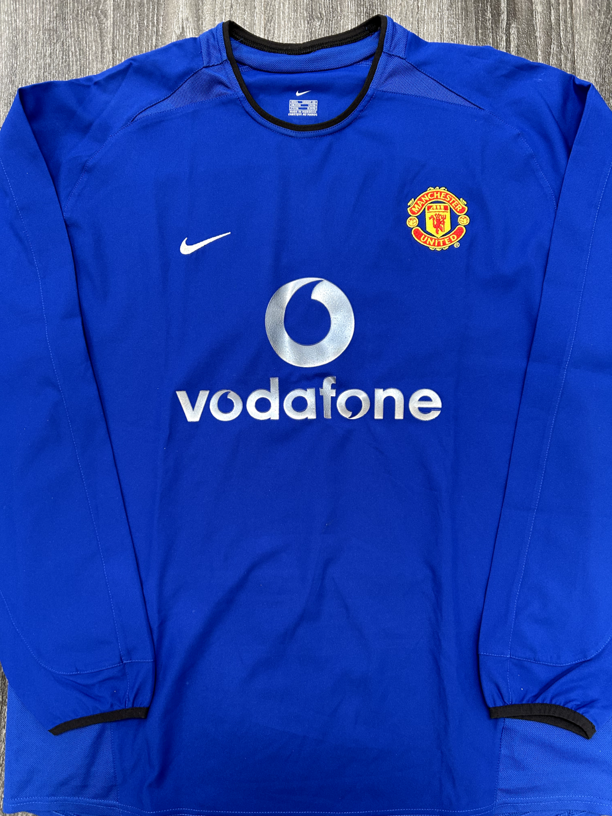 Nike Manchester United 2002/2003 Third Shirt Long Sleeve Beckham 7 Mens Large1
