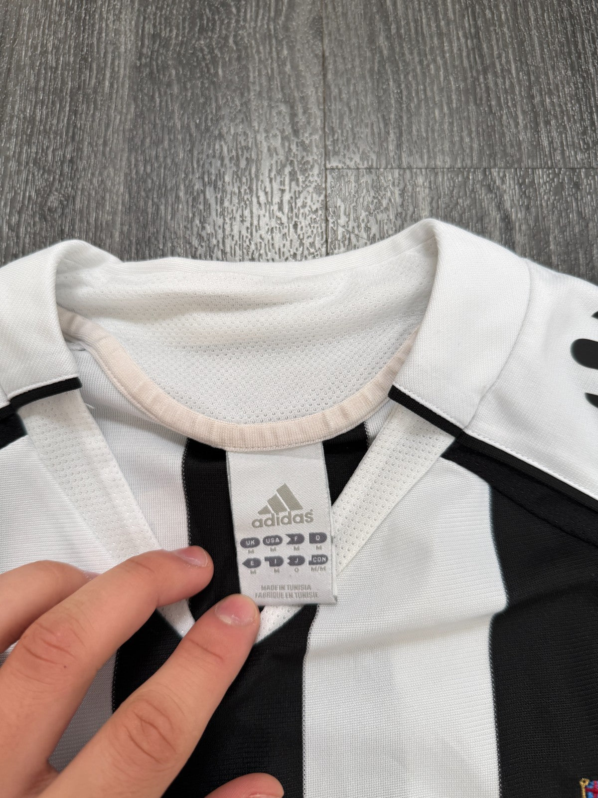 Original Adidas Newcastle United 2005/2006 Long Sleeve Home Shirt SHEARER 9 M4