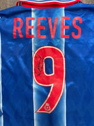 MATCHWORN Chesterfield 1998/1999 Long Sleeve Home Shirt REEVES 9 Mens XXL 2XL6
