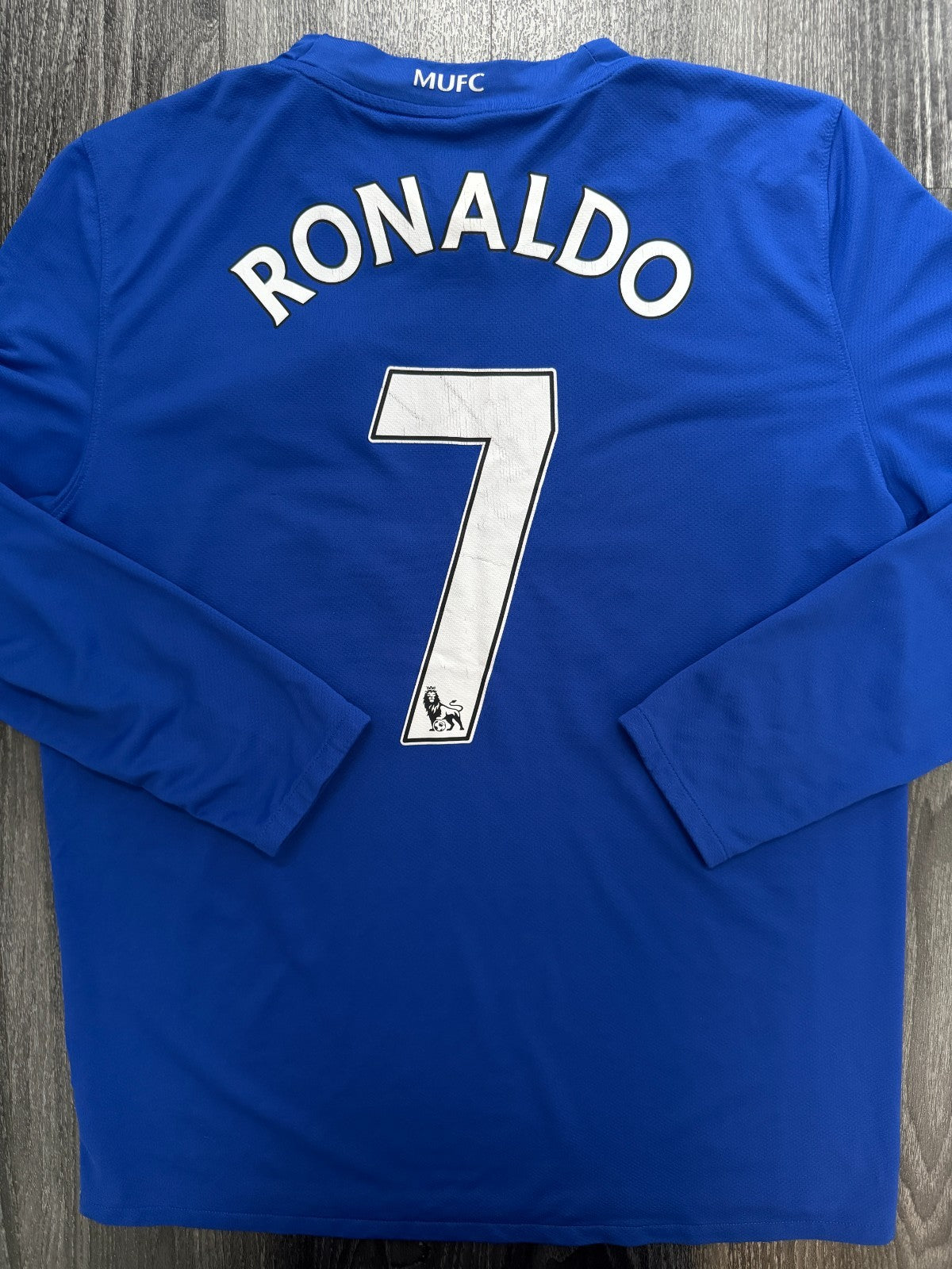 Original Nike Manchester United 2008/2009 Long Sleeve Third Shirt RONALDO 7 M0
