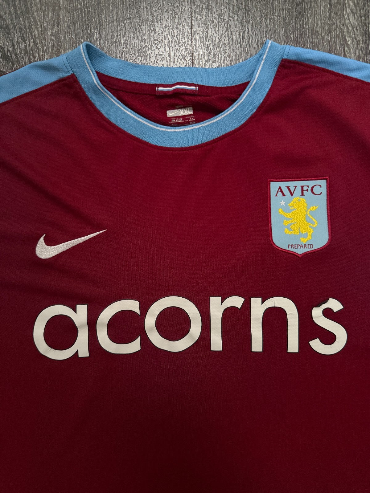 Original Nike Aston Villa 2009/2010 Home Shirt Mens XXL 2XL1