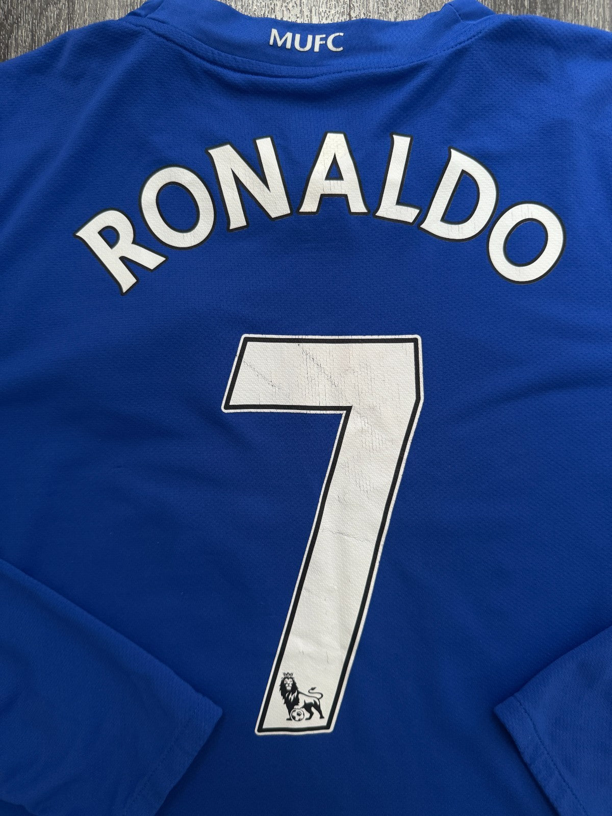 Original Nike Manchester United 2008/2009 Long Sleeve Third Shirt RONALDO 7 M1