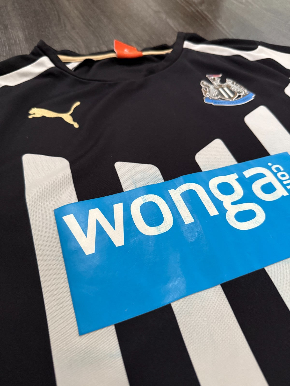 Original Puma Newcastle United 2014/2015 Home Shirt Mens Medium M3