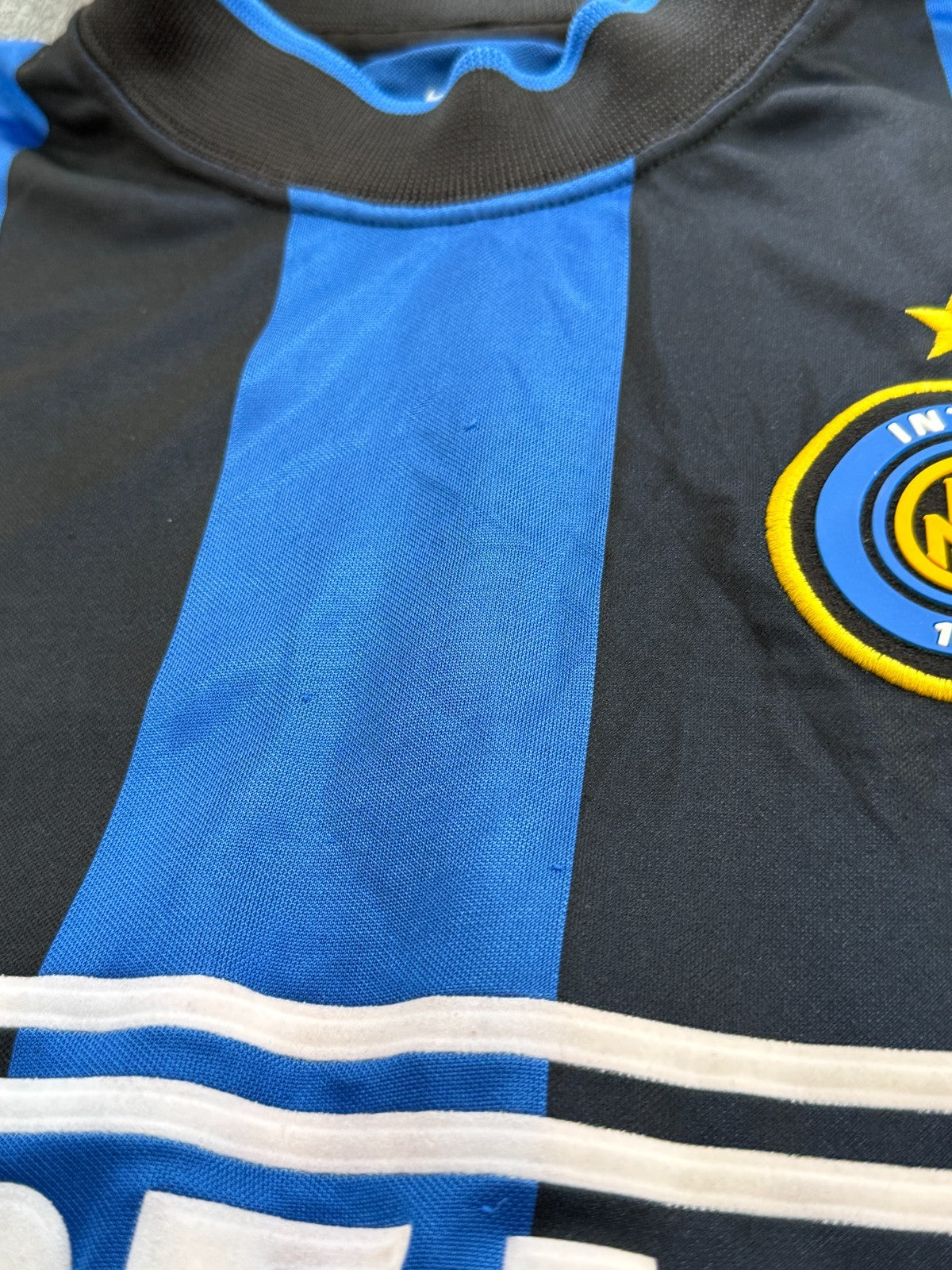 Original Authentic Nike Inter Milan 2000/2001 Home Shirt Mens Medium4