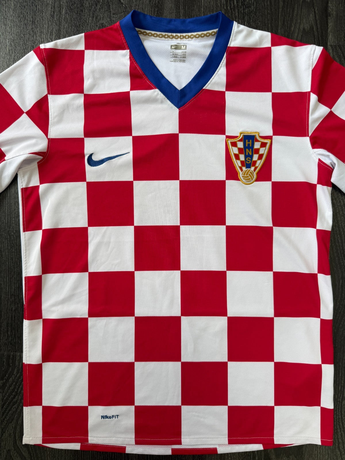 Original Authentic Nike Croatia 2008 Home Shirt Mens Medium0