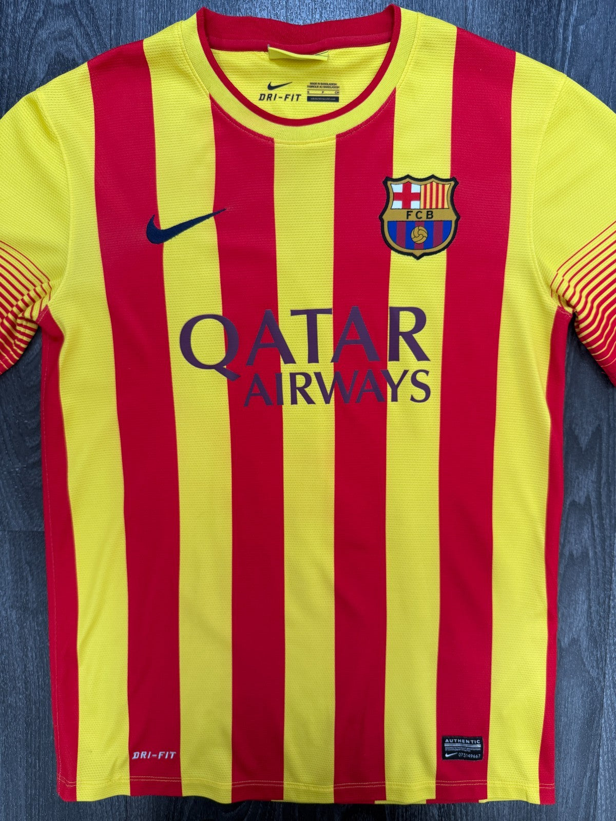 Original Nike Barcelona 2013/2014 Away Shirt MESSI 10 Mens Small3