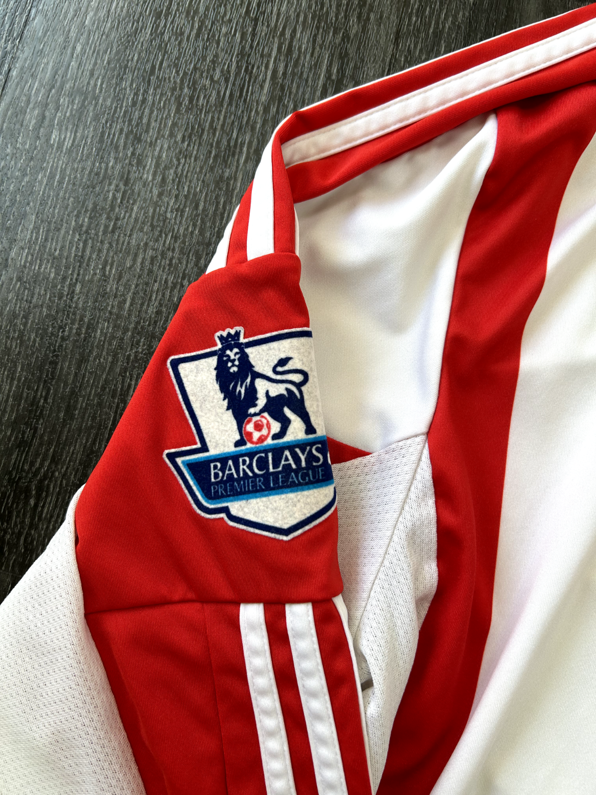 PLAYER SPEC Adidas Stoke City 2012/2013 LS Home Shirt WALTERS 19 Mens Medium13