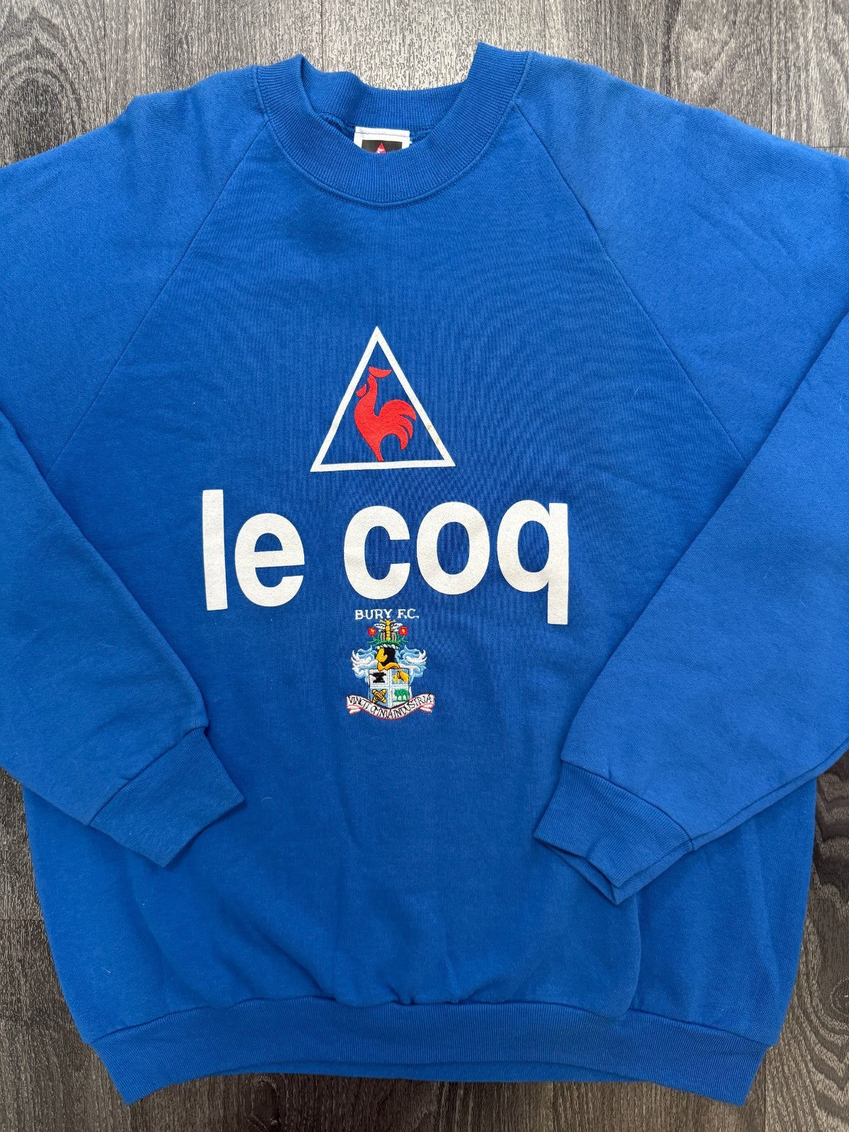 Original Le Coq Sportif Bury FC 1999/2000 Jumper Sweatshirt Mens Large0