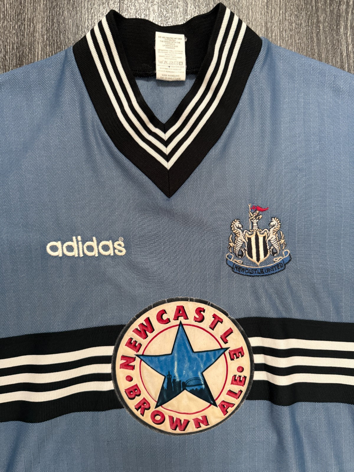 Original Adidas Newcastle United 1996/1997 Away Shirt Mens Medium M1