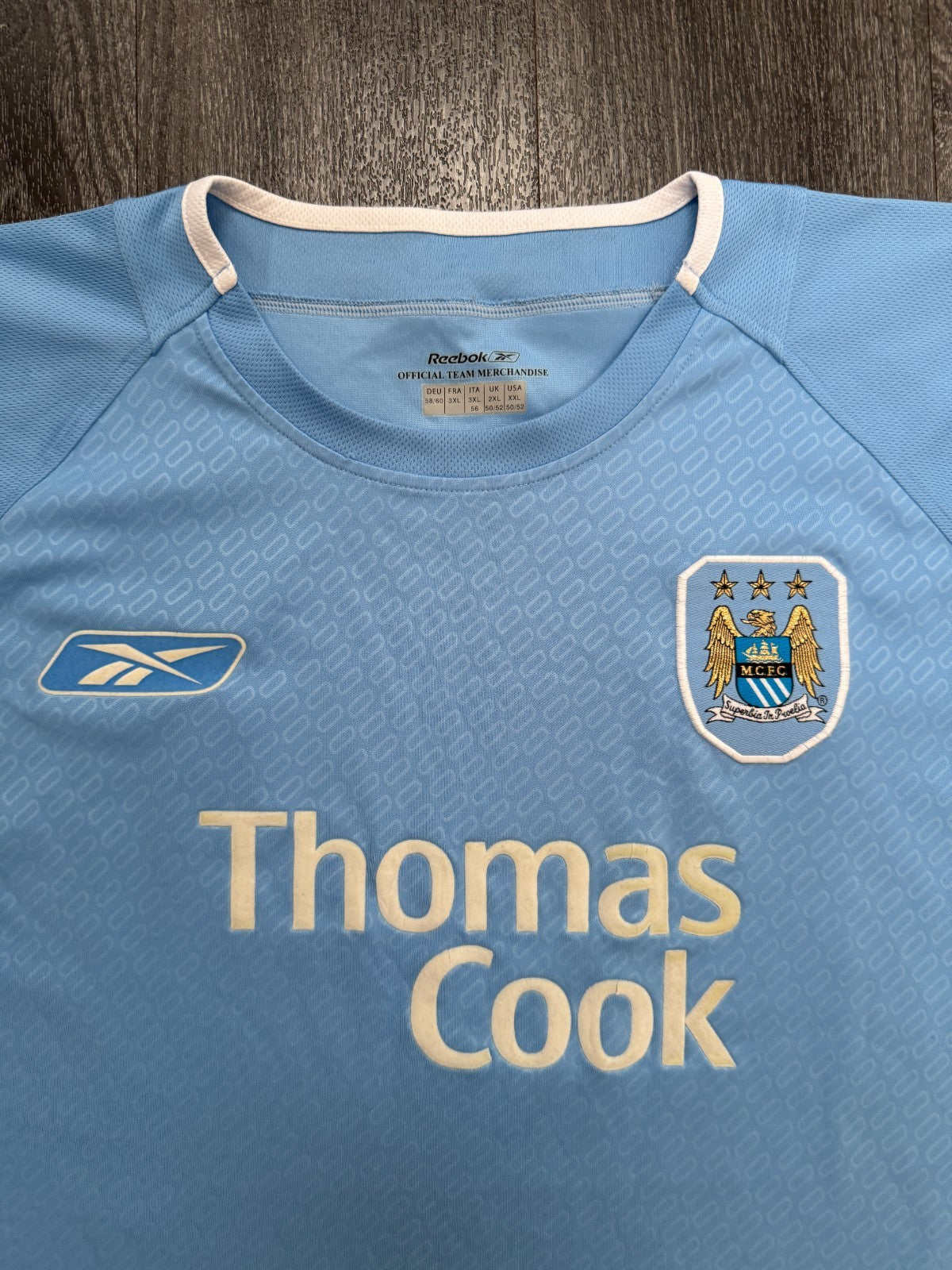 Original Reebok Manchester City 2004/2005 Home Shirt Mens XXL 2XL1