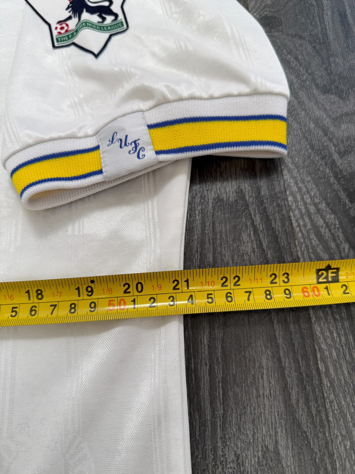 Original Puma Leeds United 1996/1997 Home Shirt YEBOAH 21 Mens Medium8