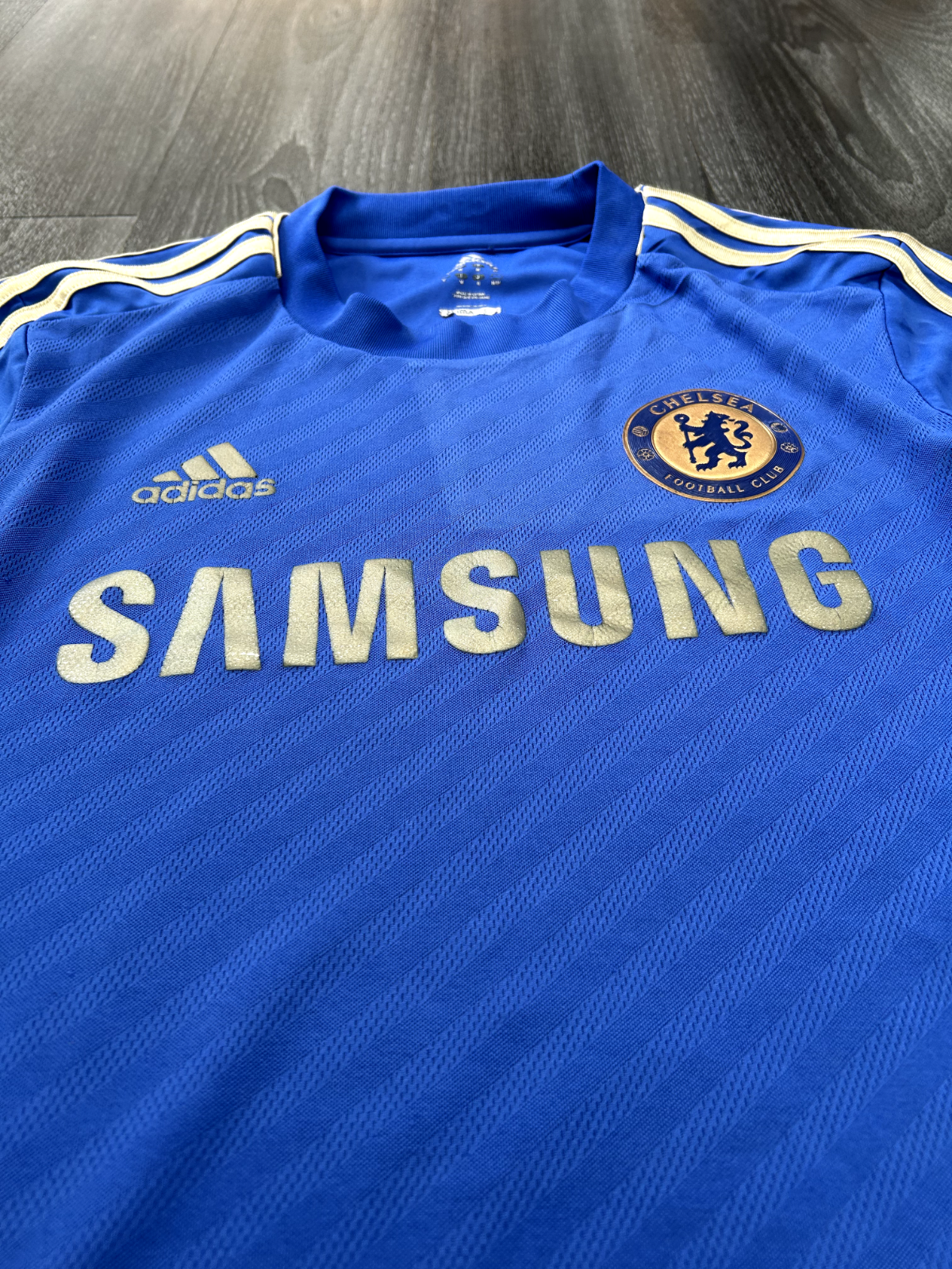 Original Authentic Adidas Chelsea 2012/2013 Long Sleeves Home Shirt Mens Medium2