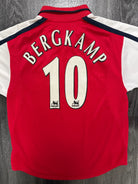 Original Nike Arsenal 2000/2001 Home Shirt BERGKAMP 10 Mens Medium M0