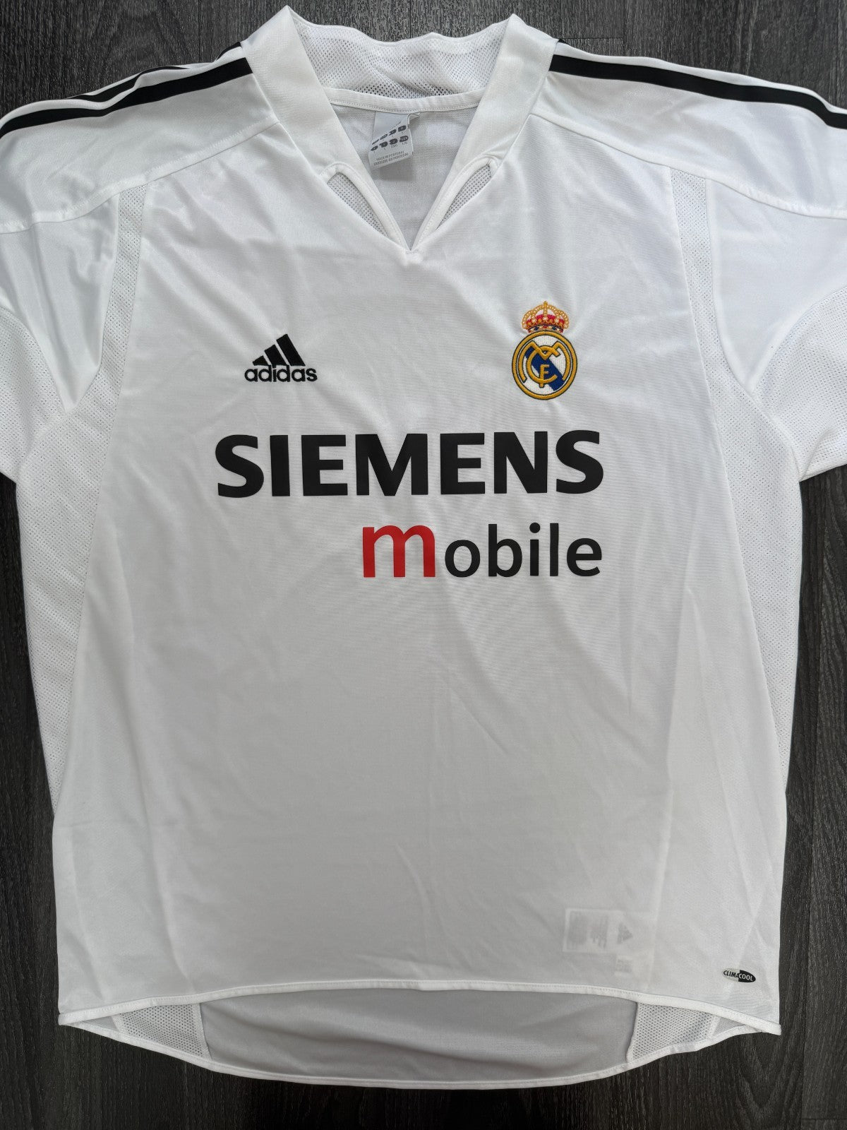Original Authentic Adidas Real Madrid 2004/2005 Home Shirt Mens Large0