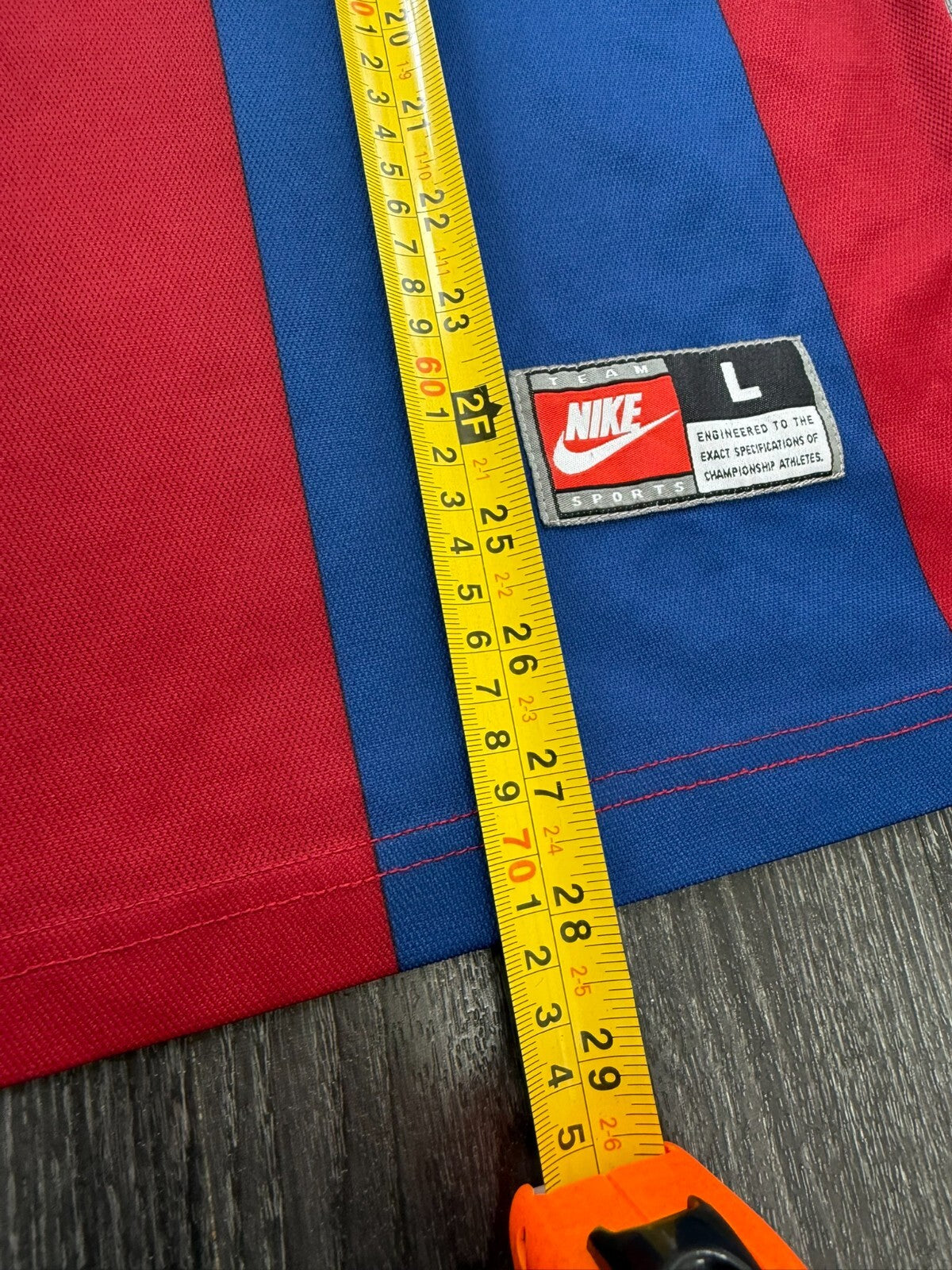 Original Authentic Nike Barcelona 1998/1999 Home Shirt Mens Large7