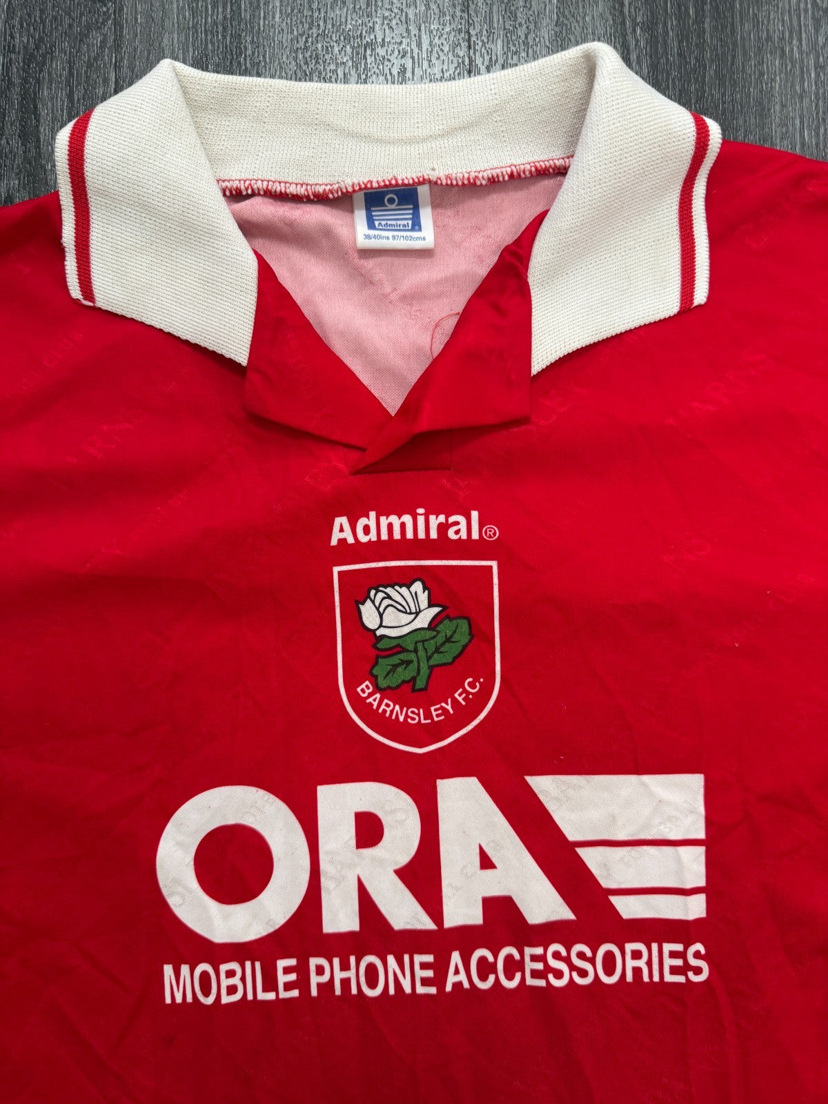 Original Authentic Admiral Barnsley 1995/1996 Home Shirt Mens Medium1