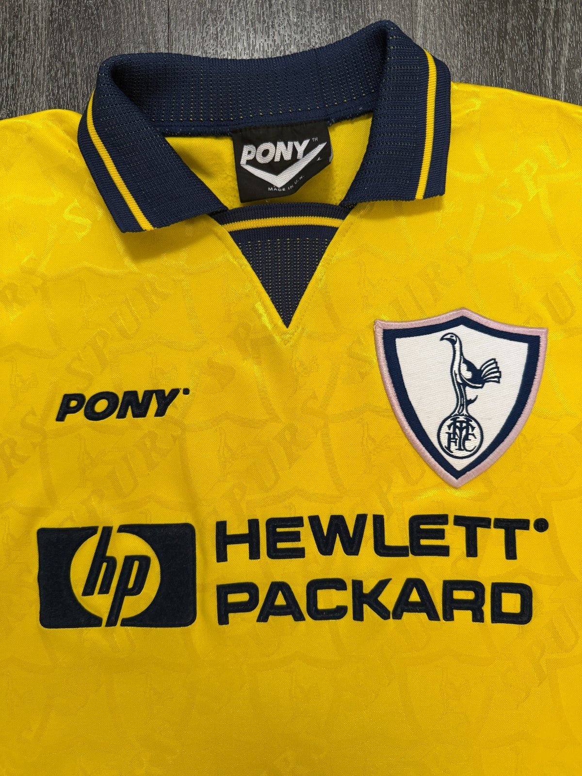 Original PONY Tottenham Hotspur Spurs 1996/1997 Away Shirt Mens Large1