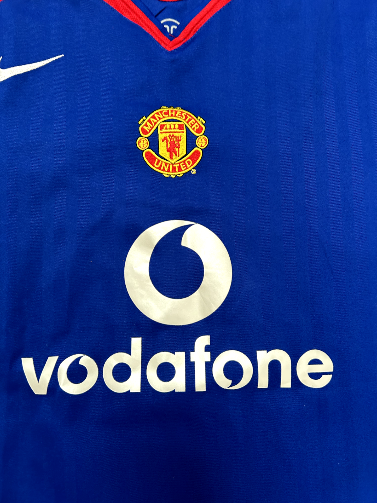 Authentic Nike Manchester United 2005/2006 Away Shirt Heinze 4 Mens Extra Large2