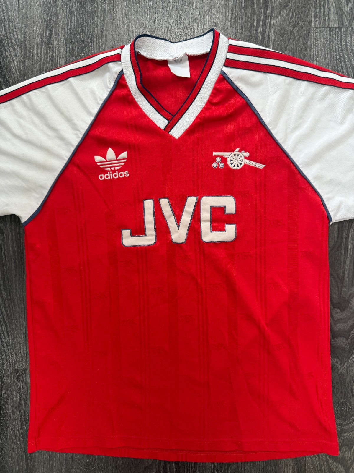 Original Authentic Adidas Arsenal 1988/1989 Home Shirt Mens Medium0