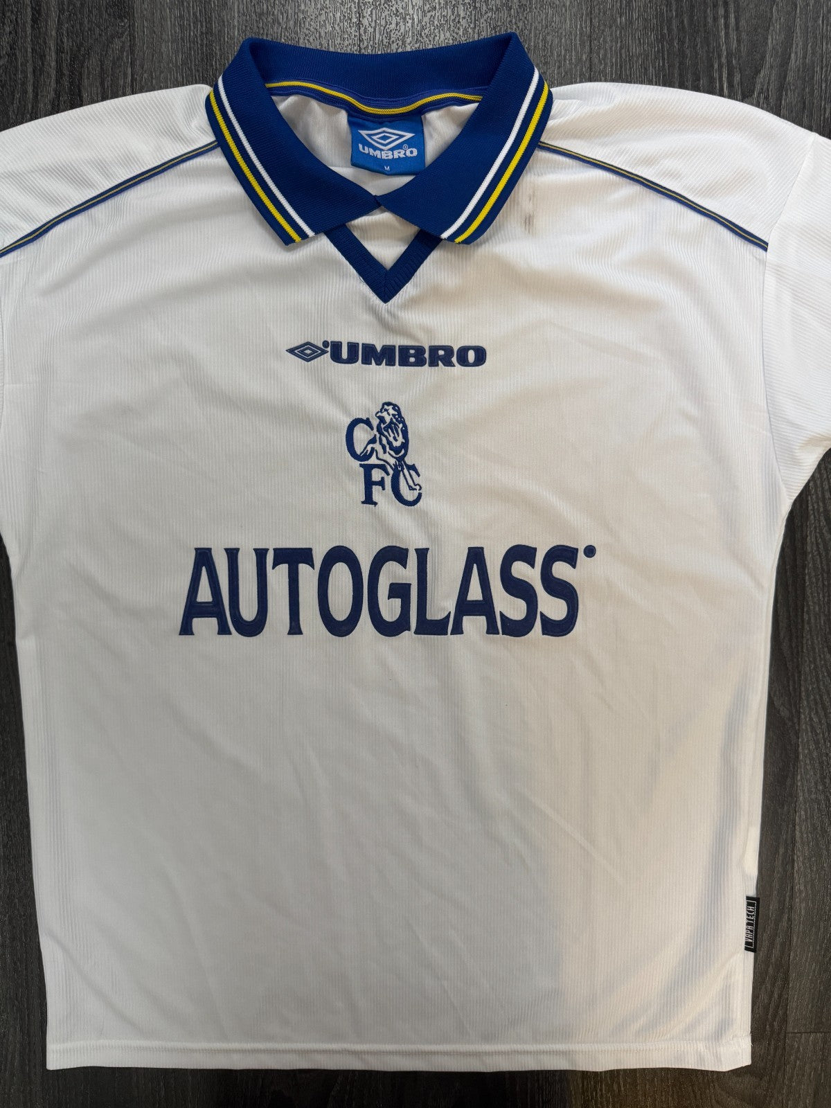Original Authentic Umbro Chelsea 1998/1999 Away Shirt Mens Medium0
