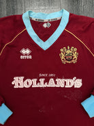 MATCH WORN Errea Burnley 2007/2008 Long Sleeve Home Shirt COLE 27 Mens XL3