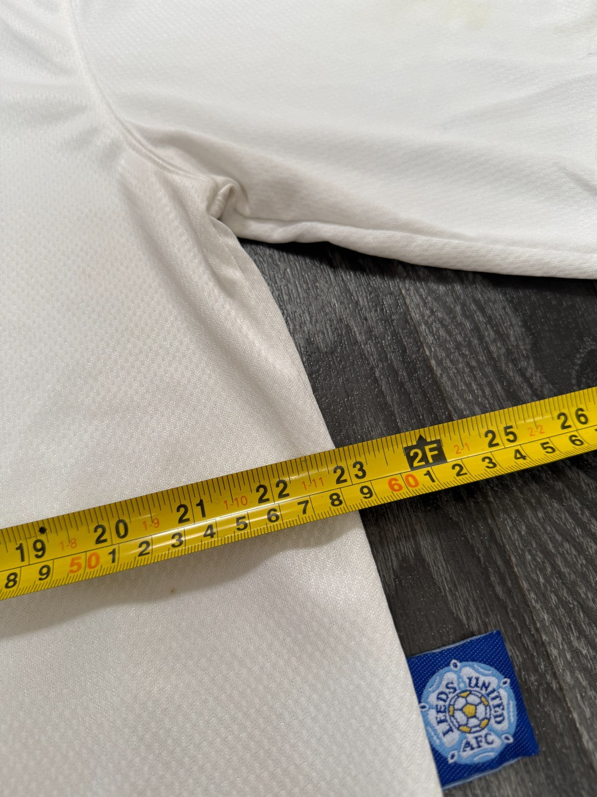 Original Authentic Asics Leeds United 1995/1996 Home Shirt Mens Extra Large7