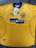 BNWT Original PUMA Everton 2000/2001 Away Shirt Mens XXl 2XL0