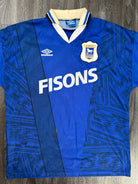 Original Authentic Umbro Ipswich Town 1994/1995 Home Shirt Mens Extra Large XL0