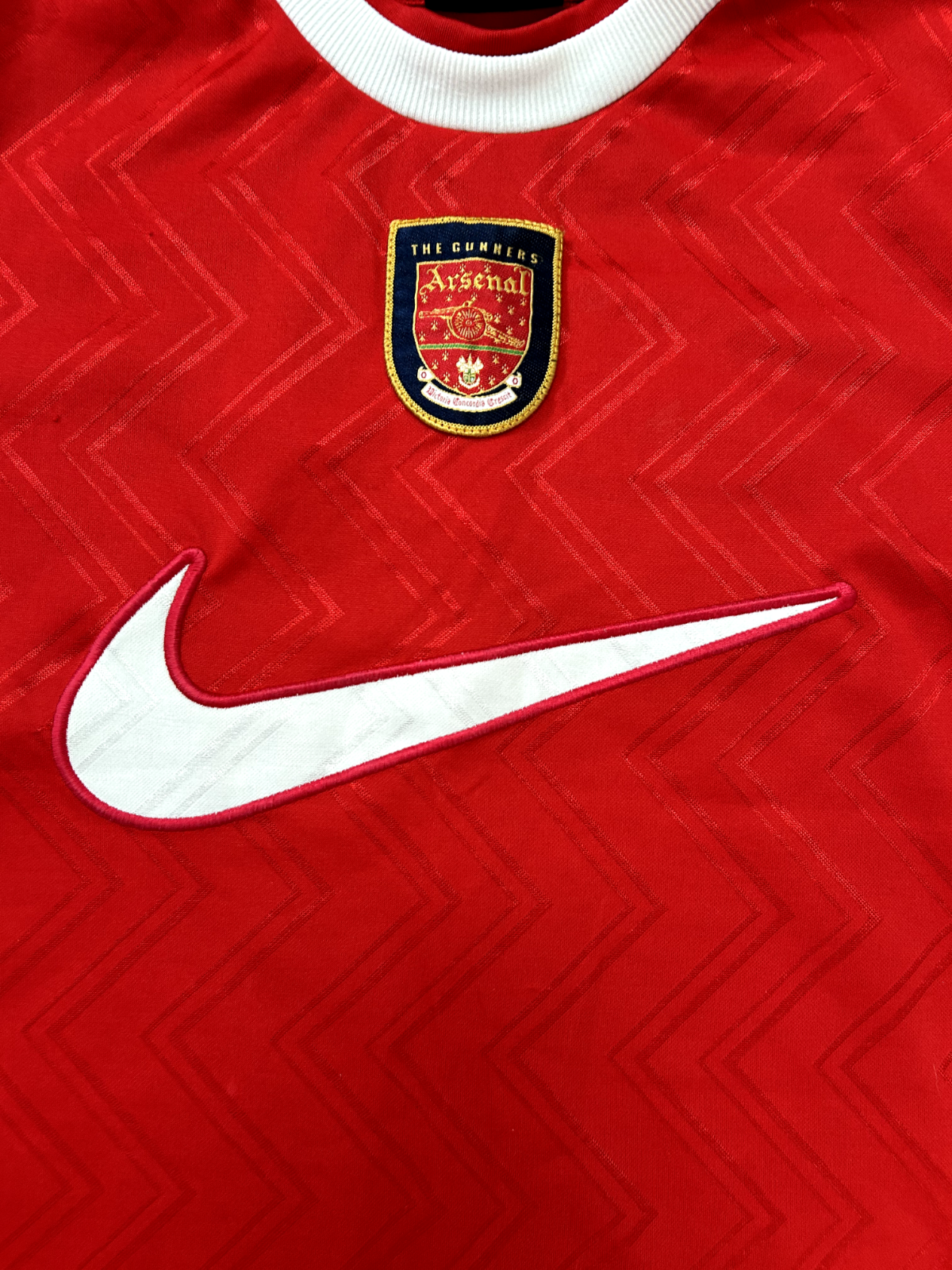 Original Authentic Nike Arsenal 1994/1996 Training Shirt Small Mens1