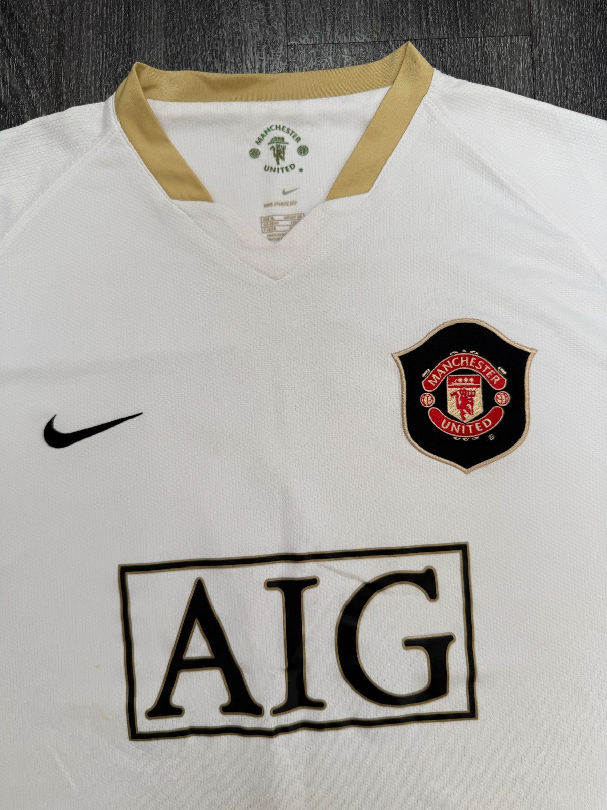 Original Nike Manchester United 2006/2007 Away Shirt SAHA Mens Extra Large1
