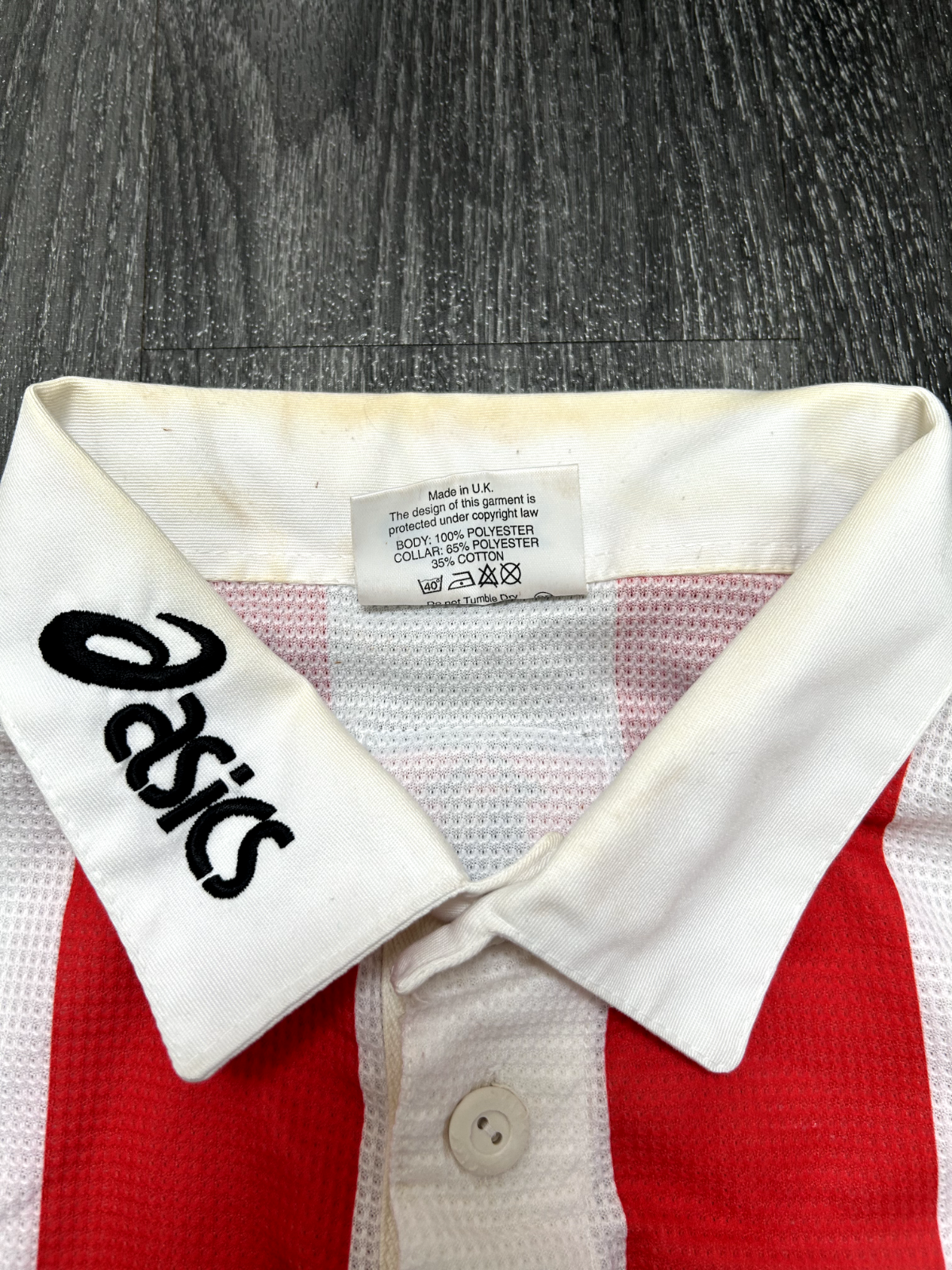 Original Authentic Asics Sunderland AFC 1997/1998 Home Shirt Mens Small6