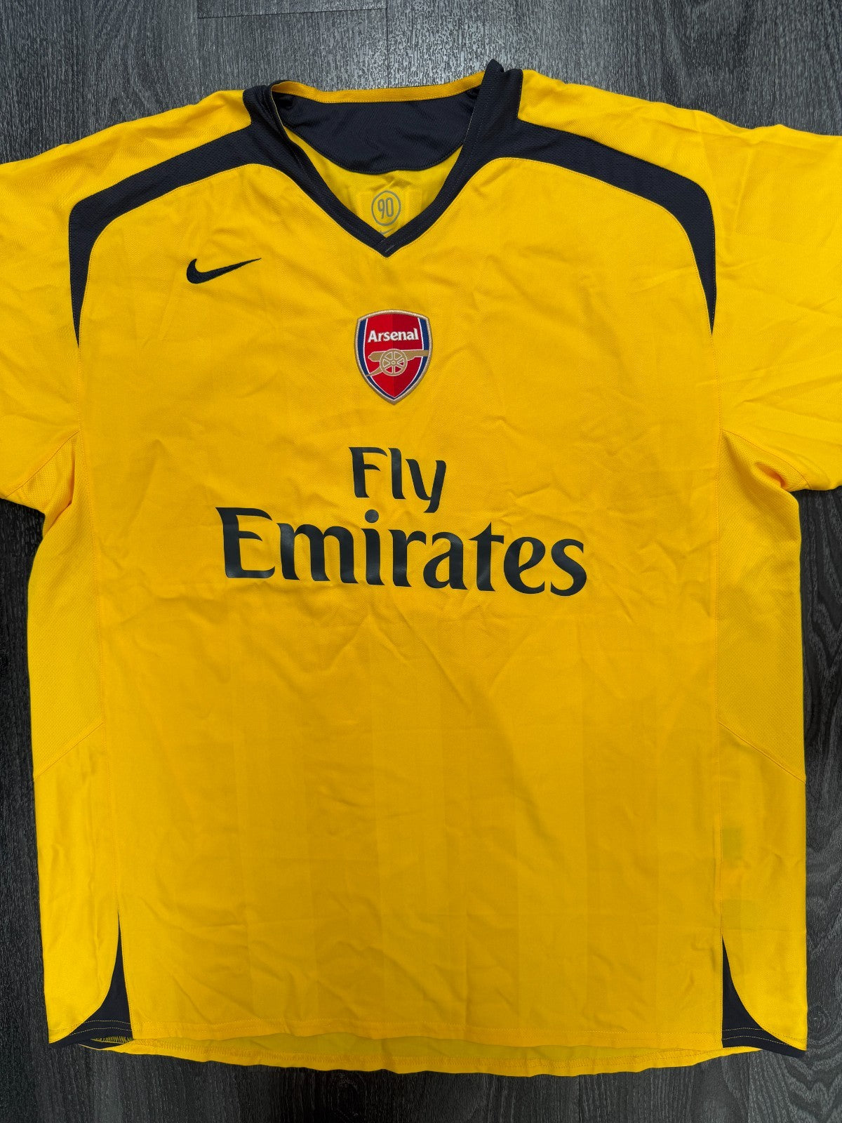 Original Authentic Nike Arsenal 2006/2007 Third Shirt GALLAS 3 Mens XXXL 3XL0