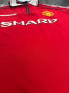 Original Umbro Manchester United 1998/1999 Home Shirt Mens XXL 2XL6