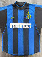 Original Authentic Nike Inter Milan 2000/2001 Home Shirt Mens Medium0