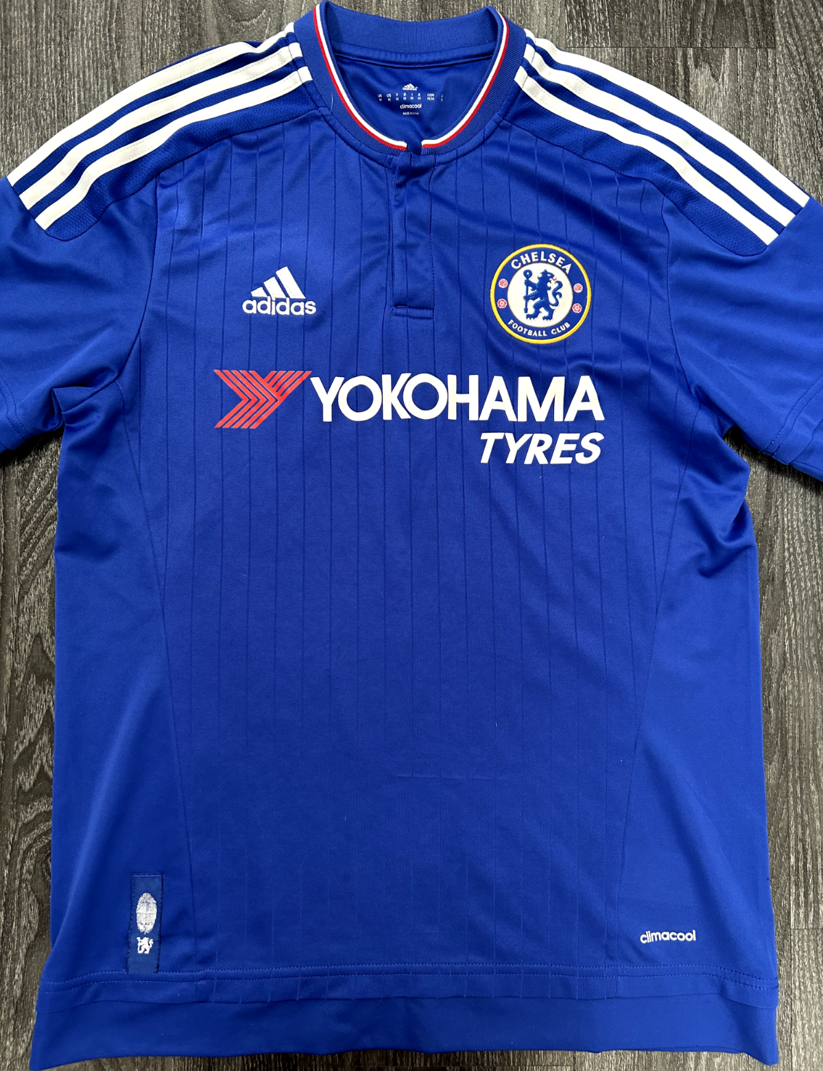 Original Authentic Adidas Chelsea 2015/2016 Home Shirt Mens Medium0