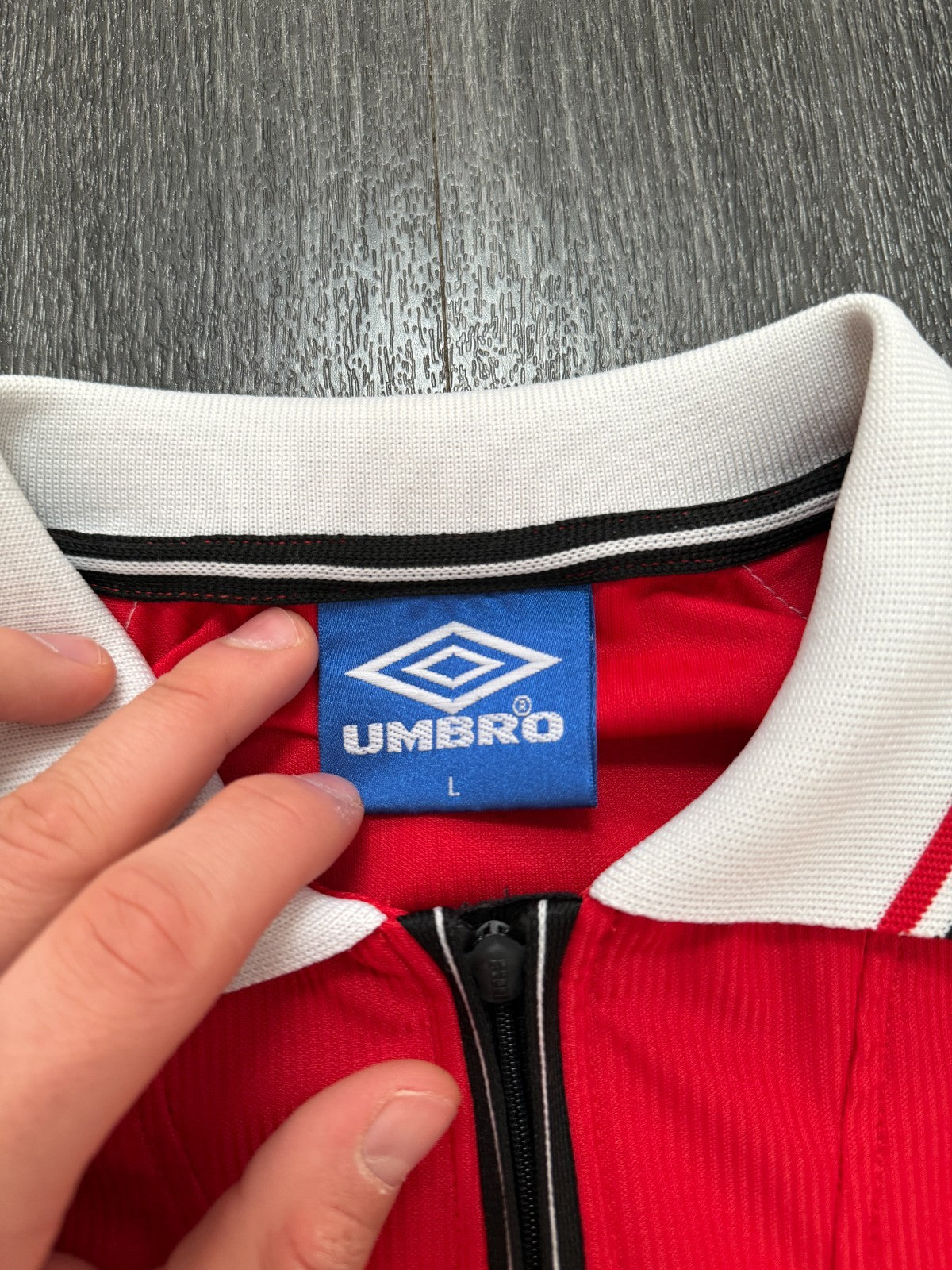 Original Umbro Manchester United 1998/2000 Home Shirt Mens Large L2