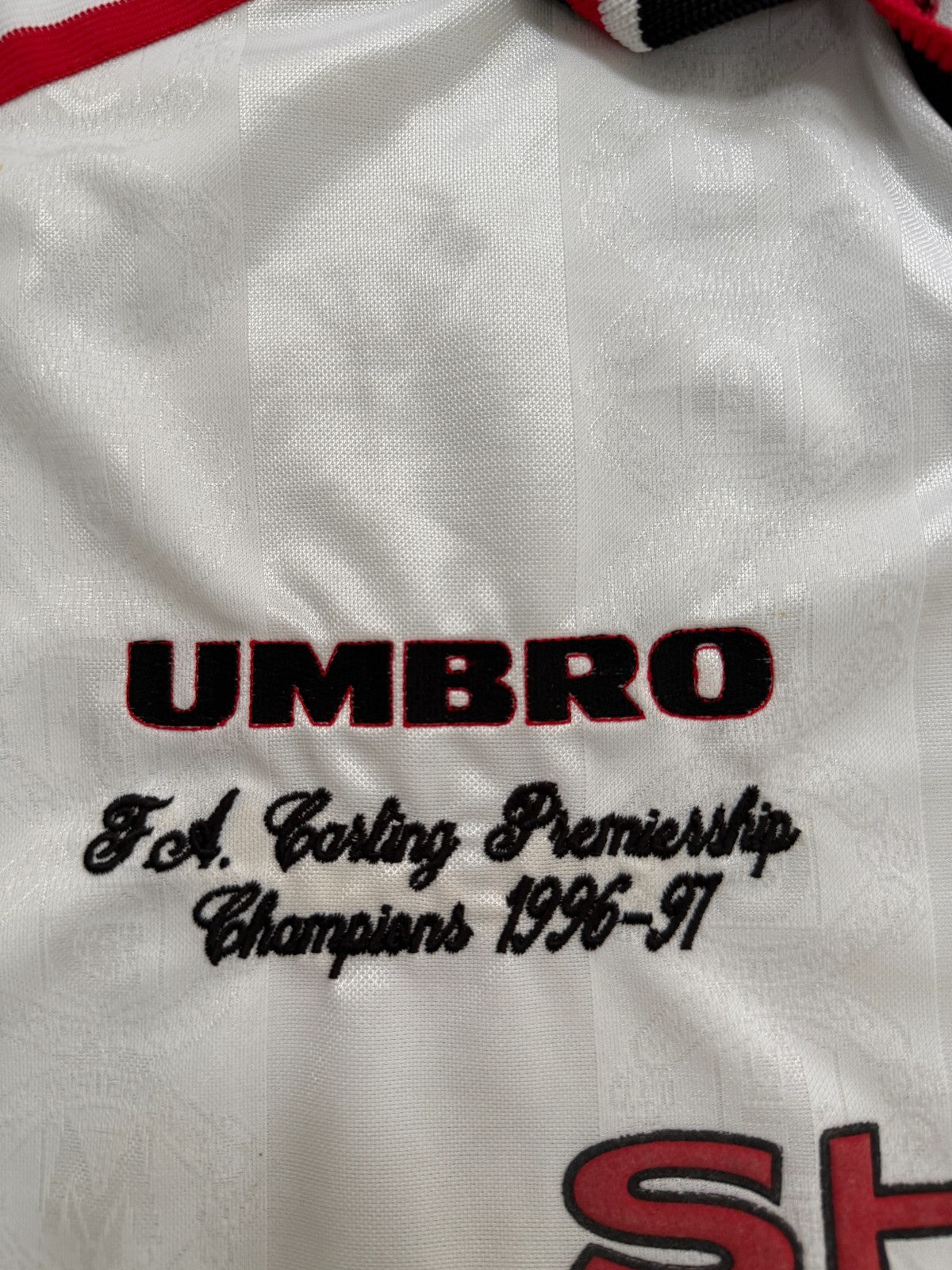 Original Umbro Manchester United 1997/1998 Away Shirt PREMIERSHIP CHAMPIONS XL3