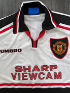 Original Authentic Umbro Manchester United 1997/1998 Away Shirt Mens Medium1