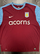 Original Nike Aston Villa 2009/2010 Home Shirt Mens XXL 2XL0