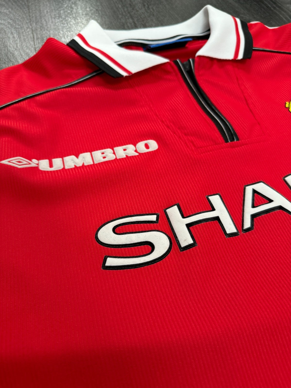 Original Umbro Manchester United 1998/2000 Home Shirt Mens Large L3