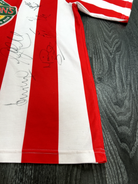 SIGNED PLAYER ISSUE Asics Sunderland AFC 1998/1999 Home Shirt Mens Extra Large10