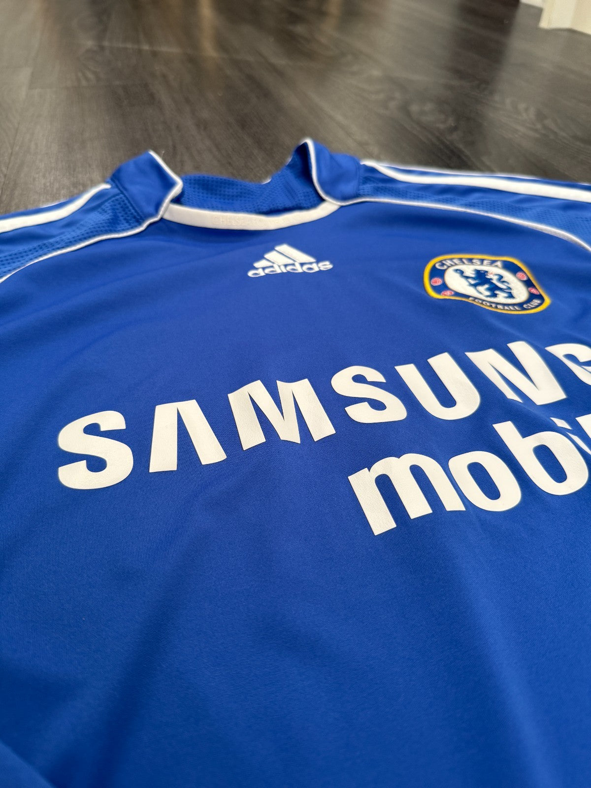 Original Adidas Chelsea 2006/2007 Long Sleeve Home Shirt Mens Medium3